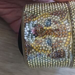 Crystal Embellished Makeup Roll